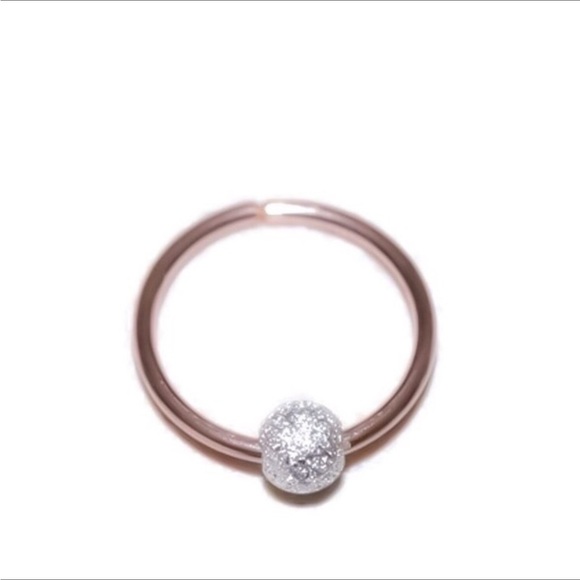 💕NIB Stardust Captive Bead Septum/Nose Ring Hoop💕 - Picture 5 of 14